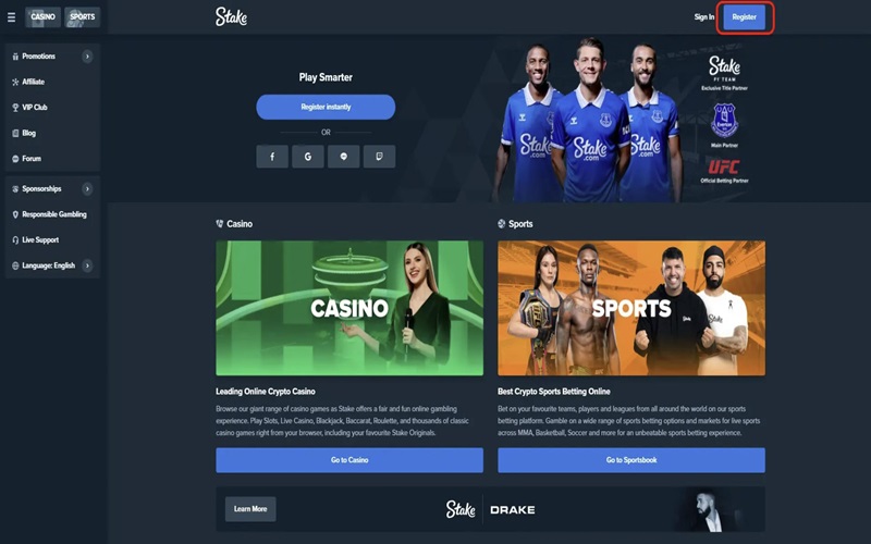 Stake 是一个提供加密货币投注、竞争力赔率和创意投注选项的优秀平台