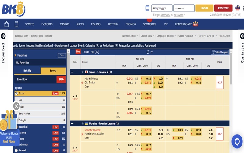 BK8 是亚洲知名的博彩平台，集体育博彩与在线赌场于一体