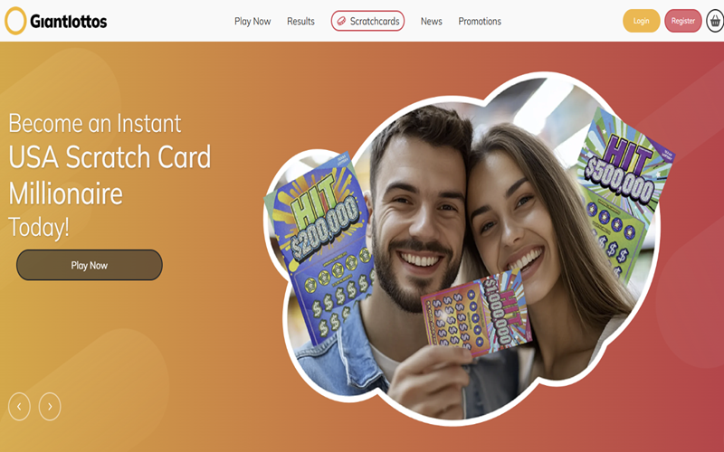 GiantLottos – 提供丰富的新用户优惠，让新玩家轻松体验彩票的乐趣。