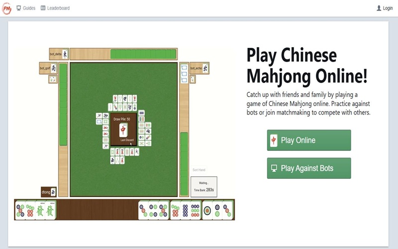 Playmahjong – 这是一个为初学者量身定制的麻将训练平台